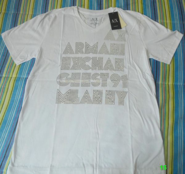 CA17 - Camiseta Armani Branca Tamanho M