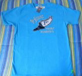 CA03 - Camiseta Abercrombie Azul Tamanho L