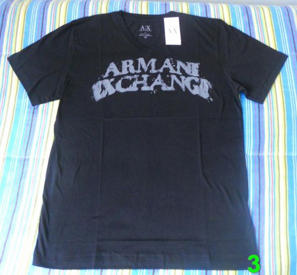 CA14 - Camiseta Armani Preta Tamanho L